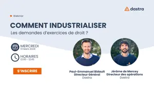 Webinaire  : comment industrialiser les demandes d'exercices de droit ?
