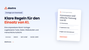 Vorlage für eine KI-Nutzungsrichtlinie zum Download