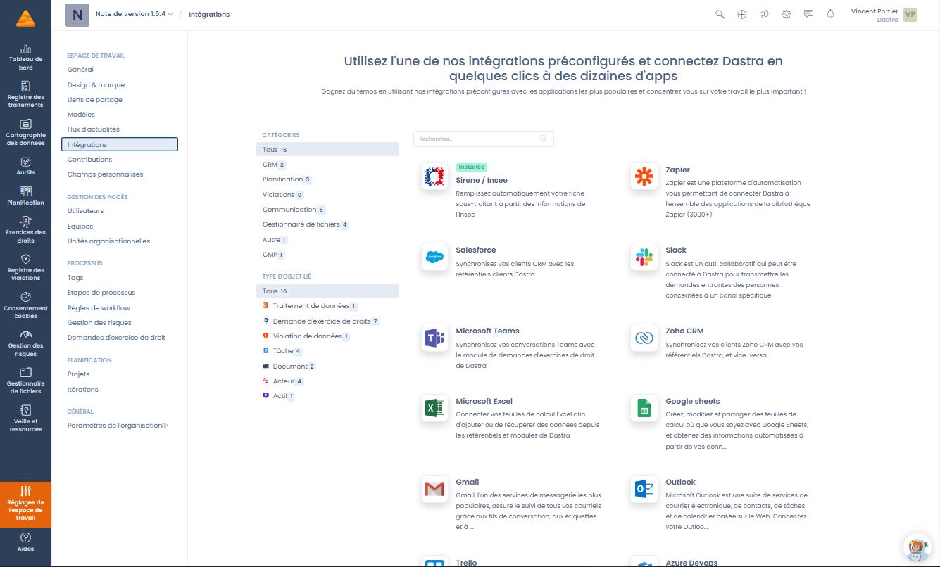 sirene / insee integration